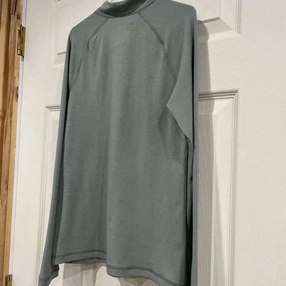 The North Face Kids Medium 10-12 Grey Long Sleeve Tech Tee 1/4 Zip Quarter - Picture 5 of 6